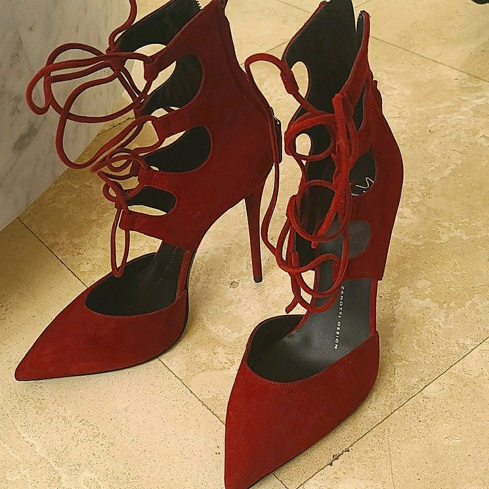 Lace up heels
